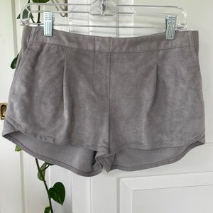 NWOT BCBG Phillipa Moss Stretch Suede Short